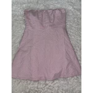 Duck Head Jeans Juniors sz. 13 pink sleeveless seersucker dress. Classic, pretty